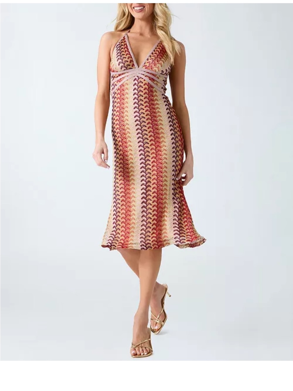 Guess Fearne Crochet Midi Dress
